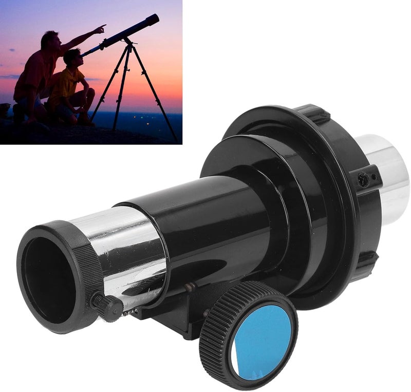 DAUERHAFT Telescope Focuser , 80mm Refractor Focusing Seat with Toothed Focusing Tube , 1 . 25 Inch Eyepiece Interface Reflector Astronomy Telescope Focuser , for Smooth Focusing on Reflector Telescopes - Image 1
